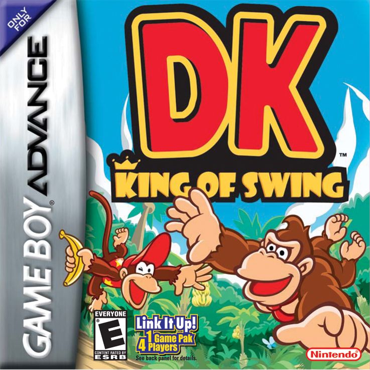 DK King of Swing box art for GameBoy Advance